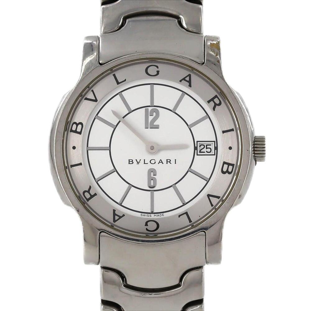 Bulgari Solotempo ST35S ST35WSSD Stainless Steel Quartz Watch